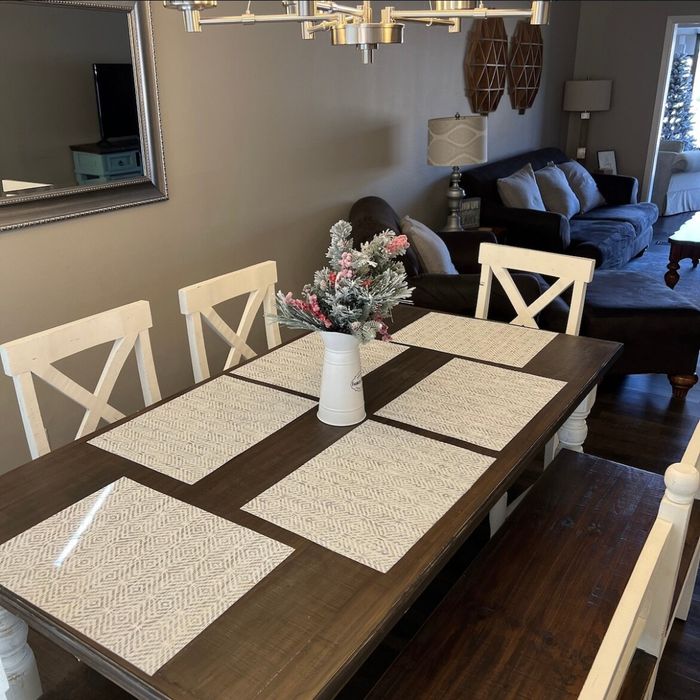 Farmhouse dining table for the whole group