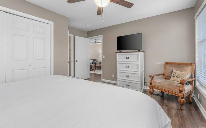 Primary suite on main level