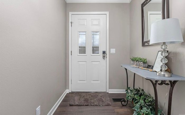 Welcoming entry foyer